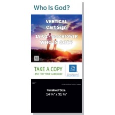 VPWP-19.1 - 2019 Edition 1 - Watchtower - "Who Is God?" - Cart
